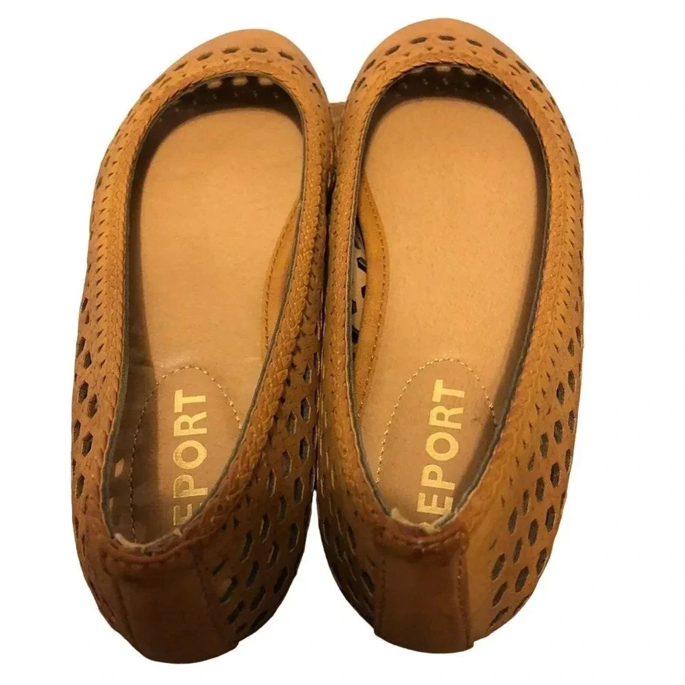 Report Summer Beach Breathable Flats Shoes Women Size 6 Faux Sued